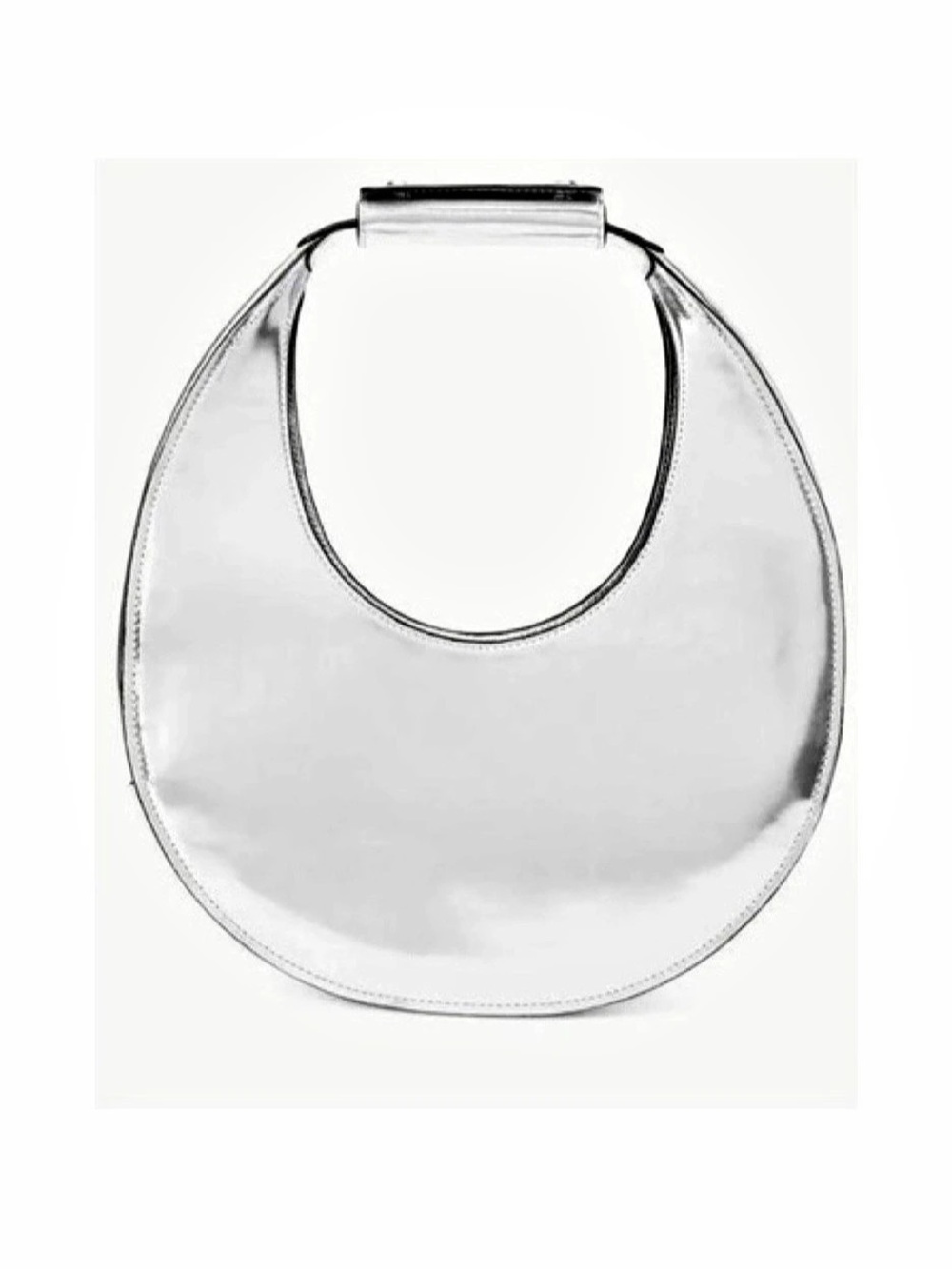 STAUD Good Night Moon Bag White Shoulder Bag